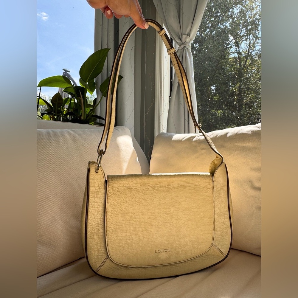 Loewe Cream Leather Women's Bag